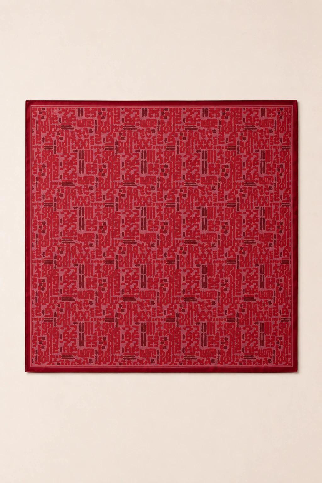 Silkhome Soft Pamuk Eşarp - Kırmızı 3