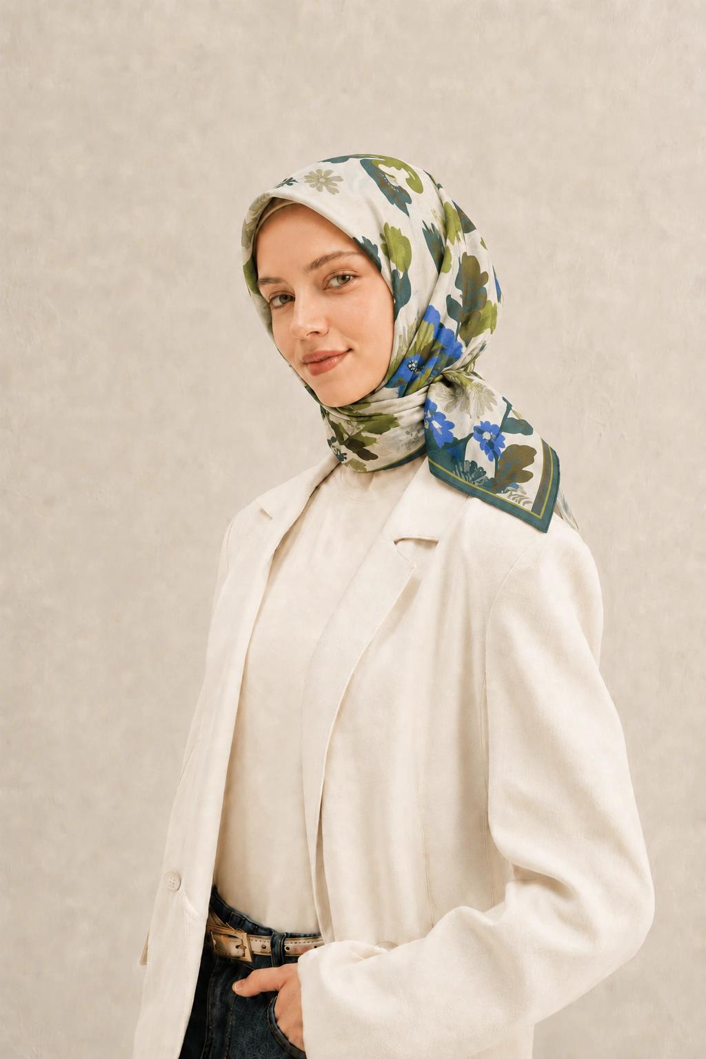 Harem Scarf Soft Pamuk Eşarp - Krem 1