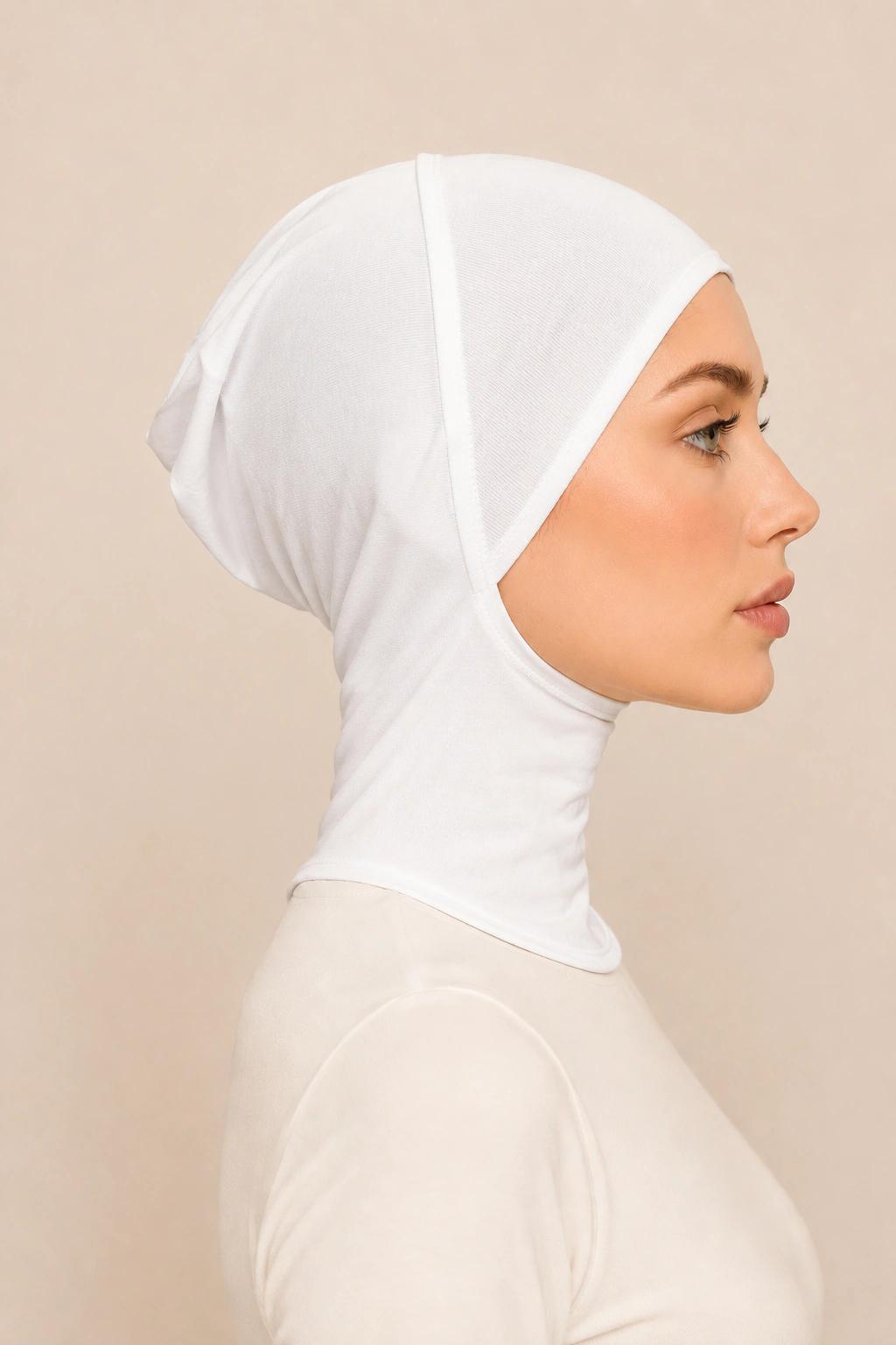 Büyük Hicap Bone - Beyaz