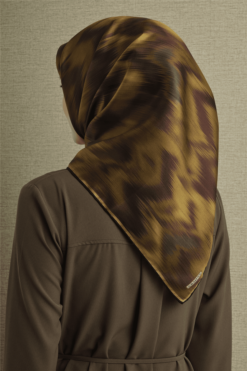 Armine Saf İpek Sura Eşarp 9605D - Yeşil 4