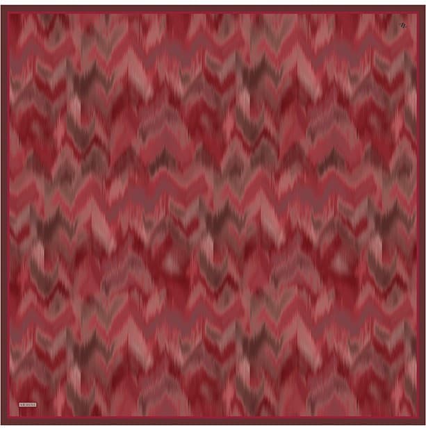 Armine Saf İpek Twill Eşarp 9605D - Kırmızı 5