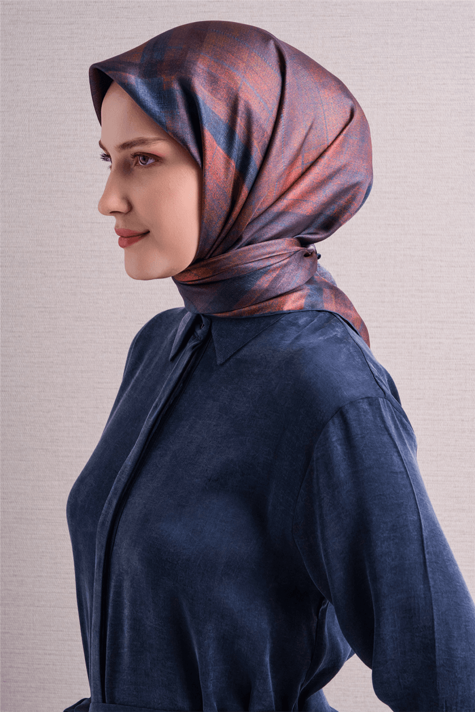 Armine Saf İpek Sura Eşarp 9618D - Pembe 3
