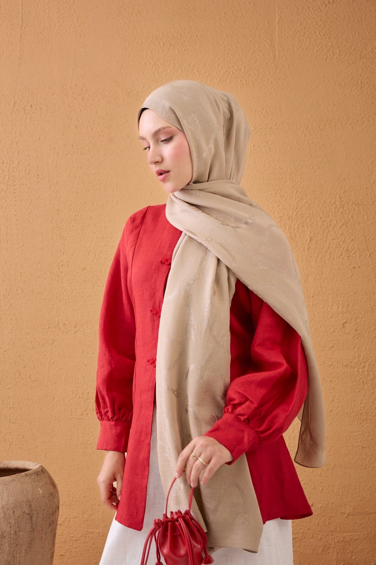 Silk Home Naia Pamuk Şal Halat - Bej