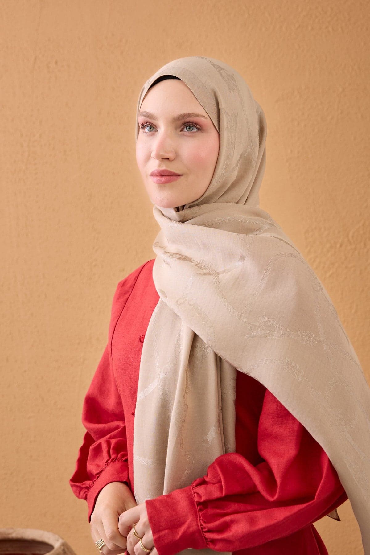 Silk Home Naia Pamuk Şal Halat - Bej 4