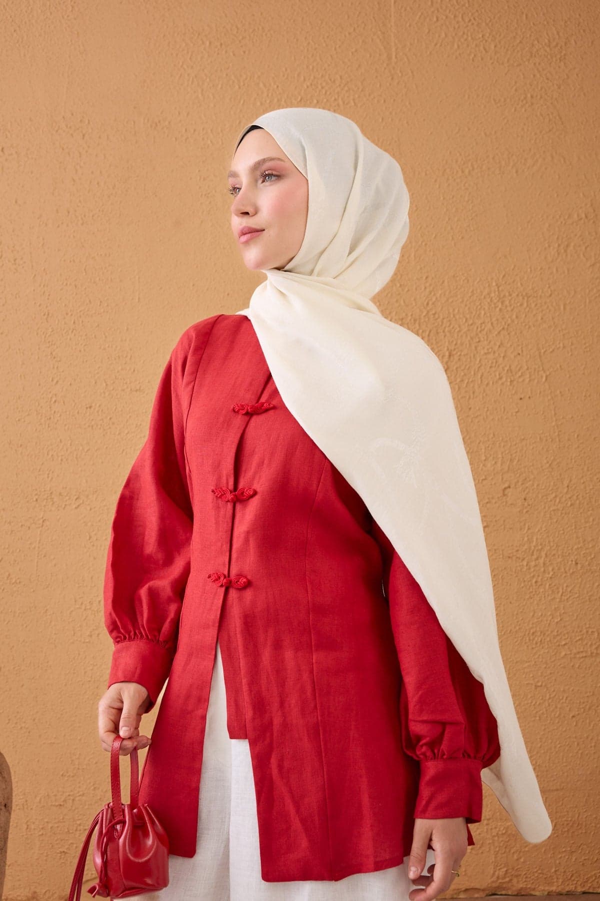 Silk Home Naia Pamuk Şal Halat - Ekru