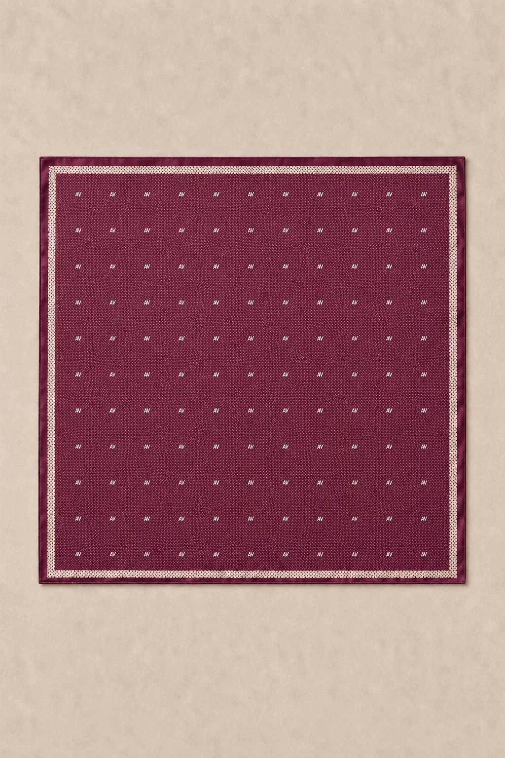 Armine Nostalji Sura İpek Eşarp 8259D - Bordo - Bordo 3