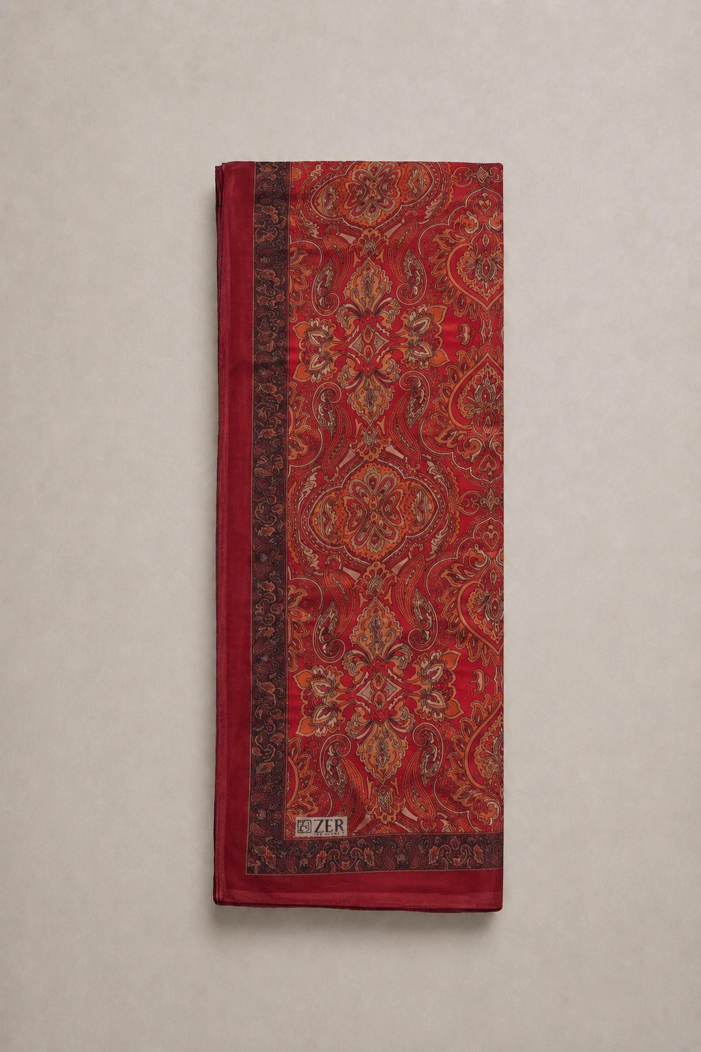 ZER SOFT PAMUK ŞAL - Kırmızı 3