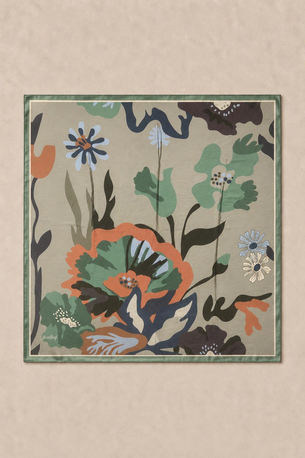 Harem Scarf Soft Pamuk Eşarp - Haki 3