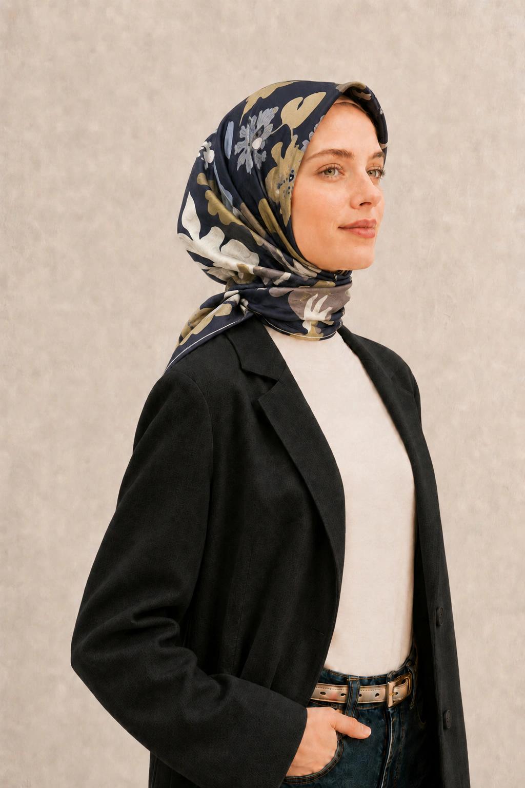 Harem Scarf Soft Pamuk Eşarp - Siyah 2