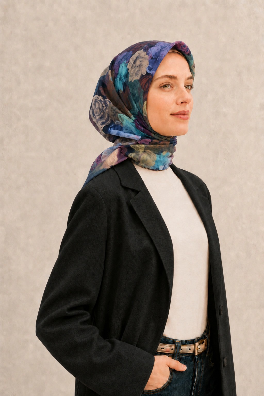 Zer Soft Pamuk Eşarp - Çok Renkli 2
