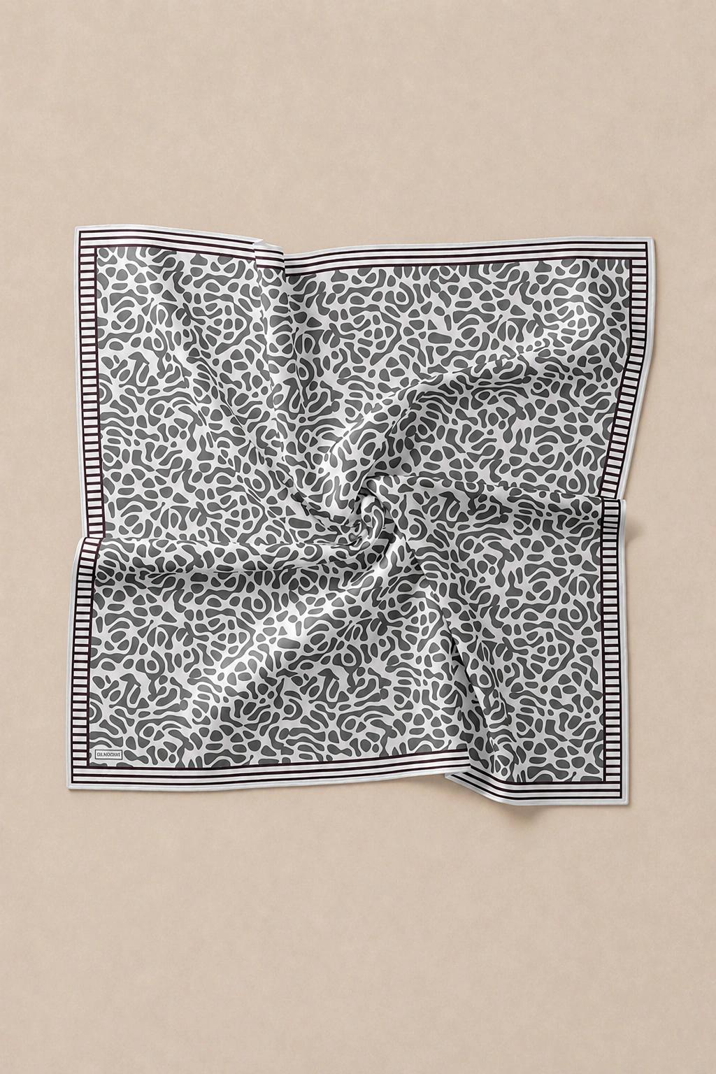 Monare Silkhome Eşarp - Soft Çizgi - Siyah 3