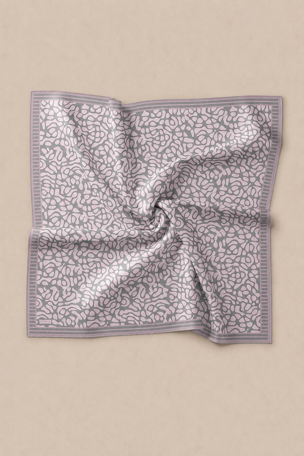 Monare Silkhome Eşarp - Soft Çizgi - Gri 3