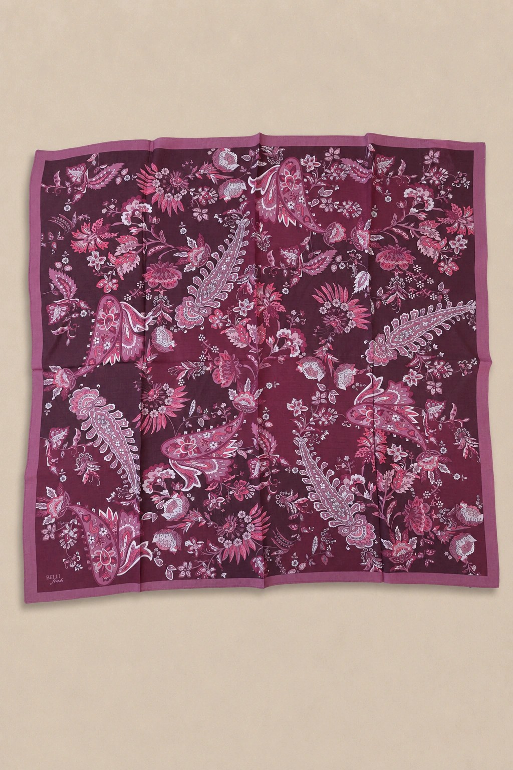 Belli Fresh Tensel Eşarp - Bordo 3