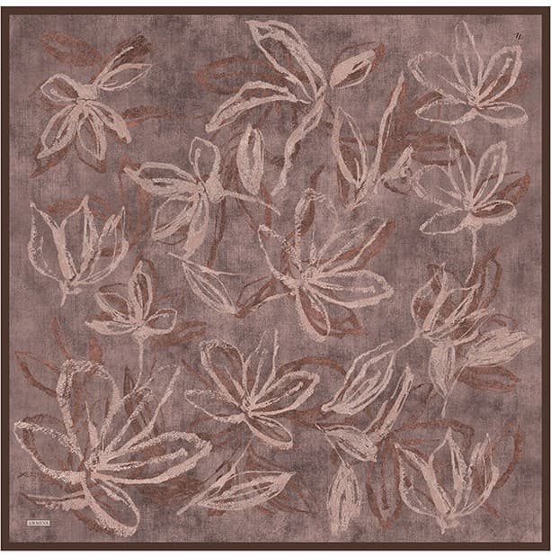 Armine Saf İpek Sura Eşarp 9600D - Pembe 5