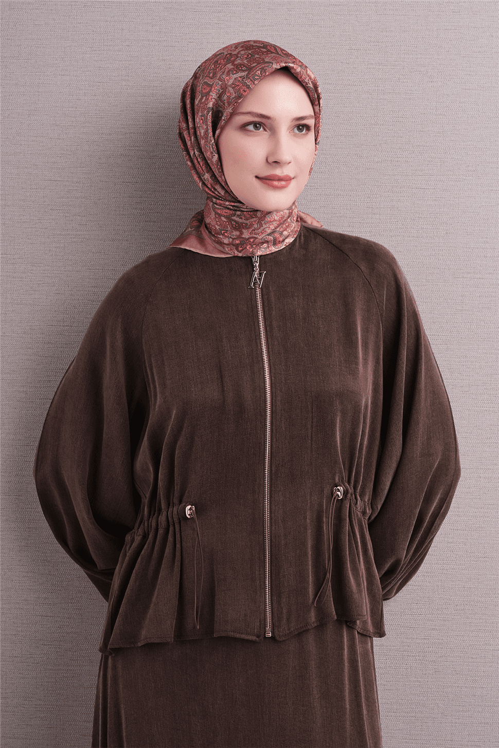 Armine Saf İpek Sura Eşarp 9609D - Pembe 1