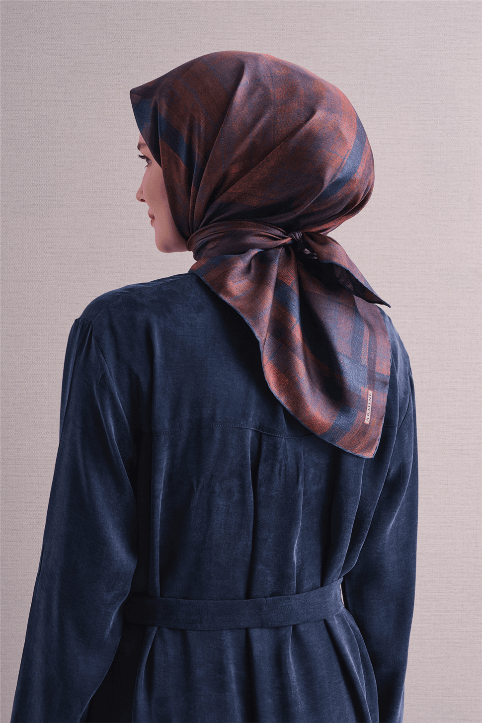 Armine Saf İpek Sura Eşarp 9618D - Pembe 4