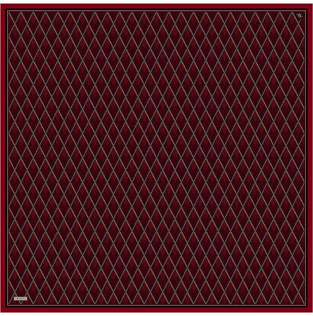 Armine Saf İpek Twill Eşarp 9626D - Bordo 5