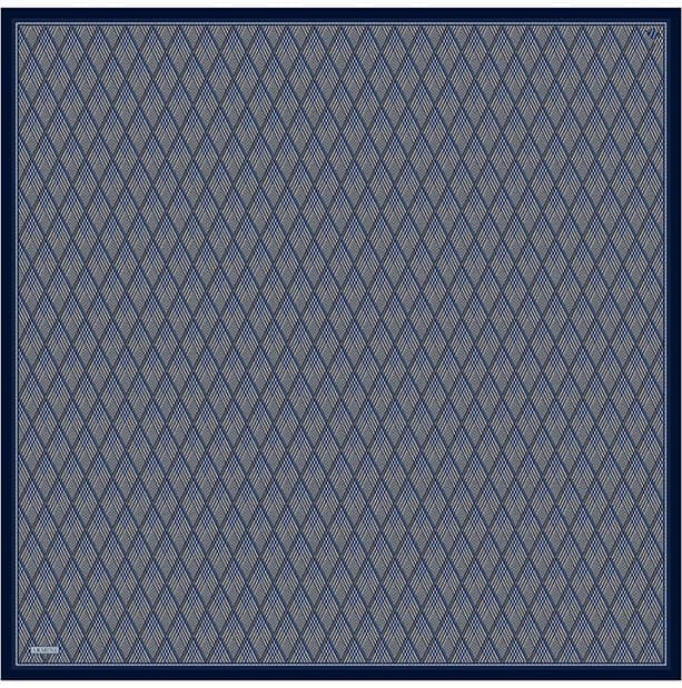 Armine Saf İpek Twill Eşarp 9626D - Mavi 5