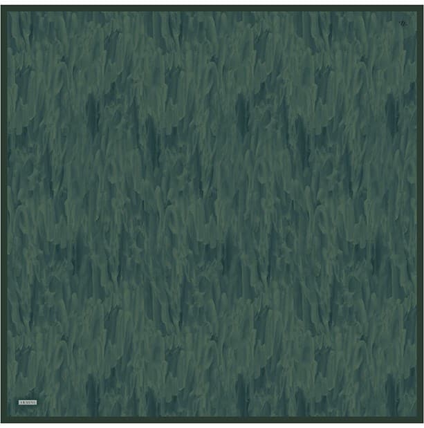 Armine Saf İpek Twill Eşarp 9630D - Yeşil 5
