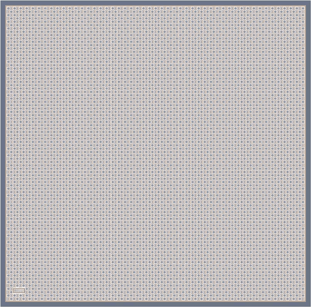 Belli %100 Twill İpek Eşarp 4418D - Taş 3