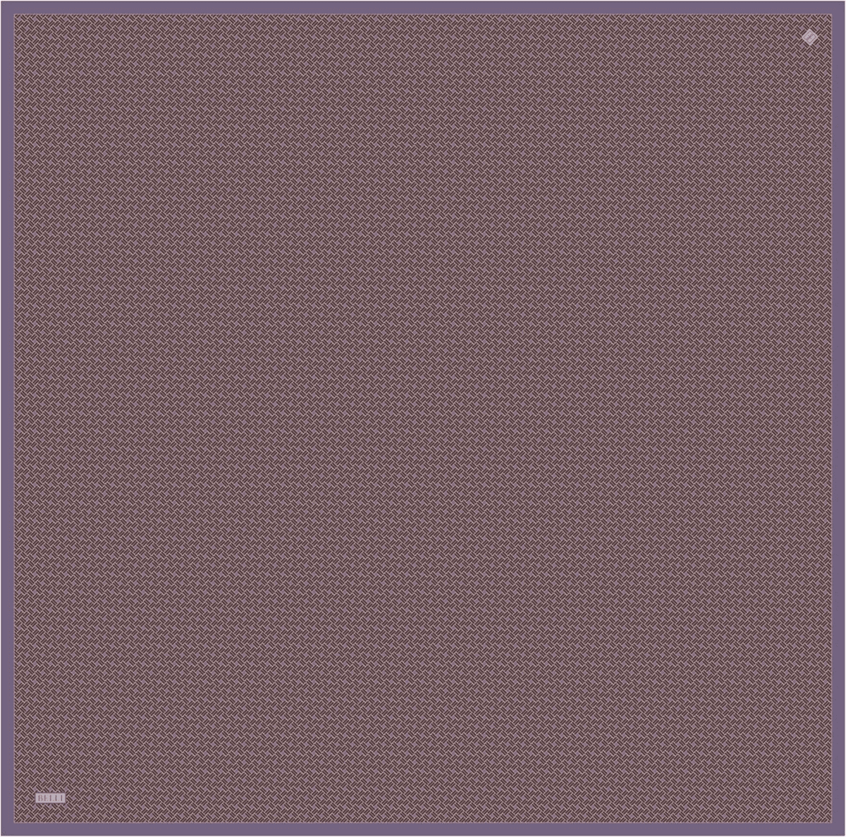 Belli %100 Twill İpek Eşarp 4317D - Kahverengi 3