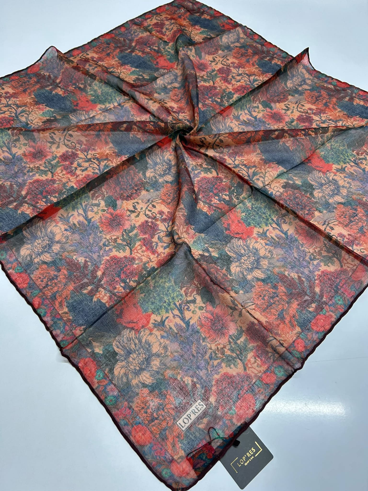 Lopres 5013 Soft Eşarp - Kiremit