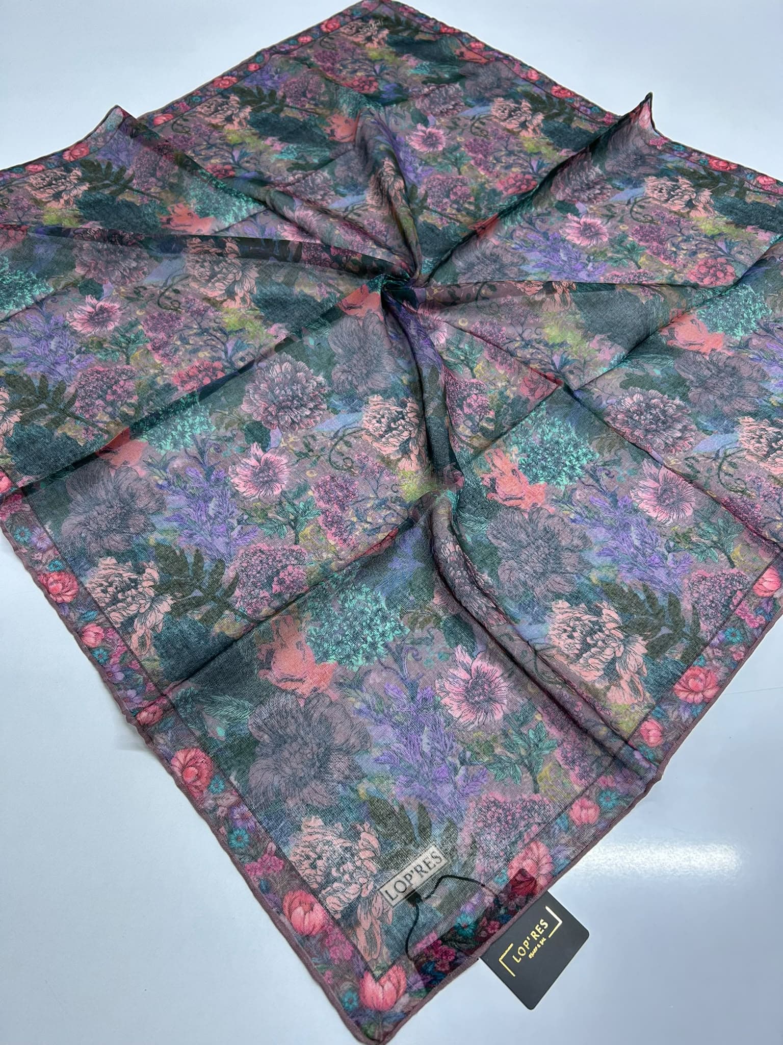 Lopres 5013 Soft Eşarp - Mürdüm