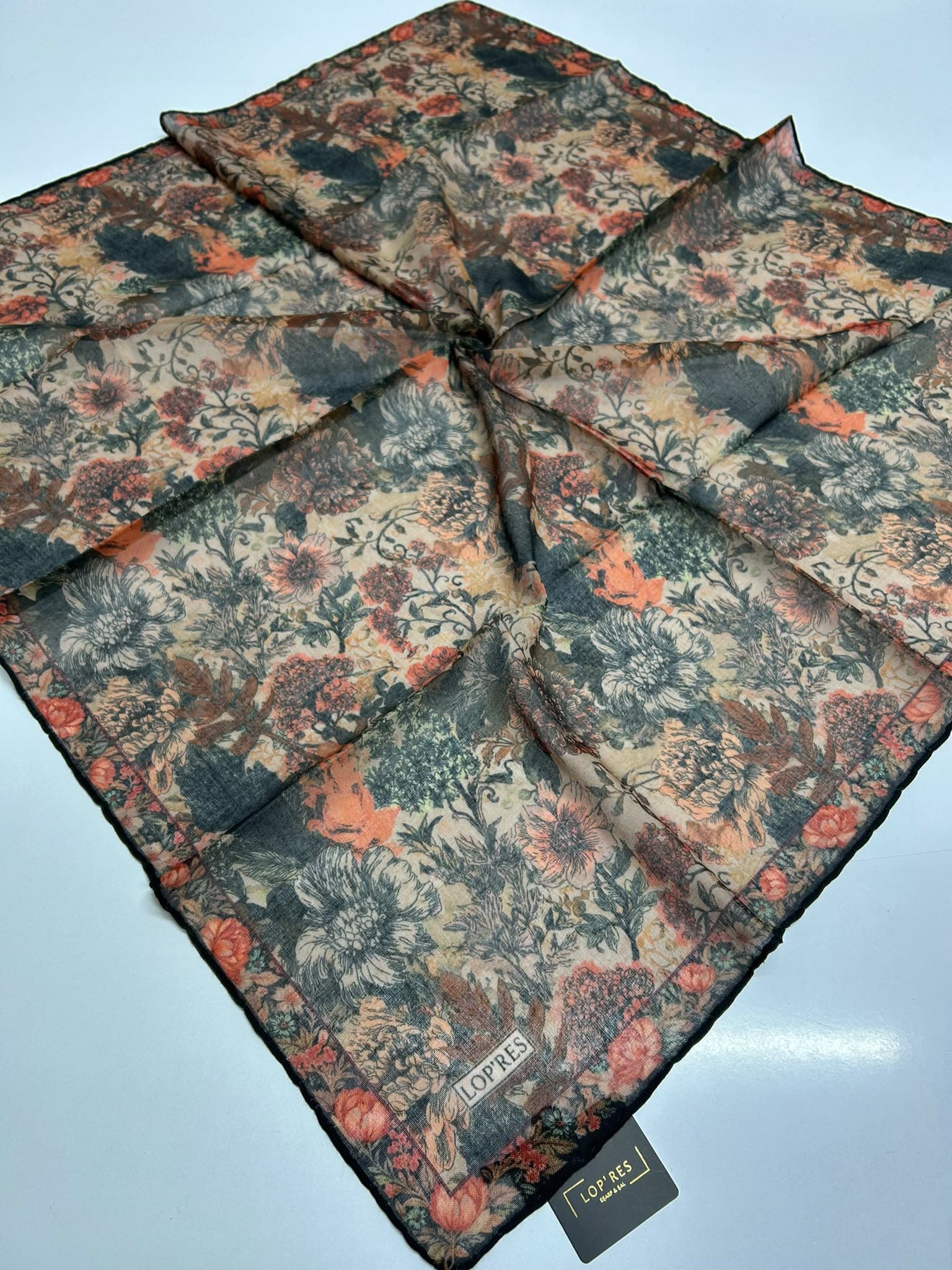Lopres 5013 Soft Eşarp - Taş