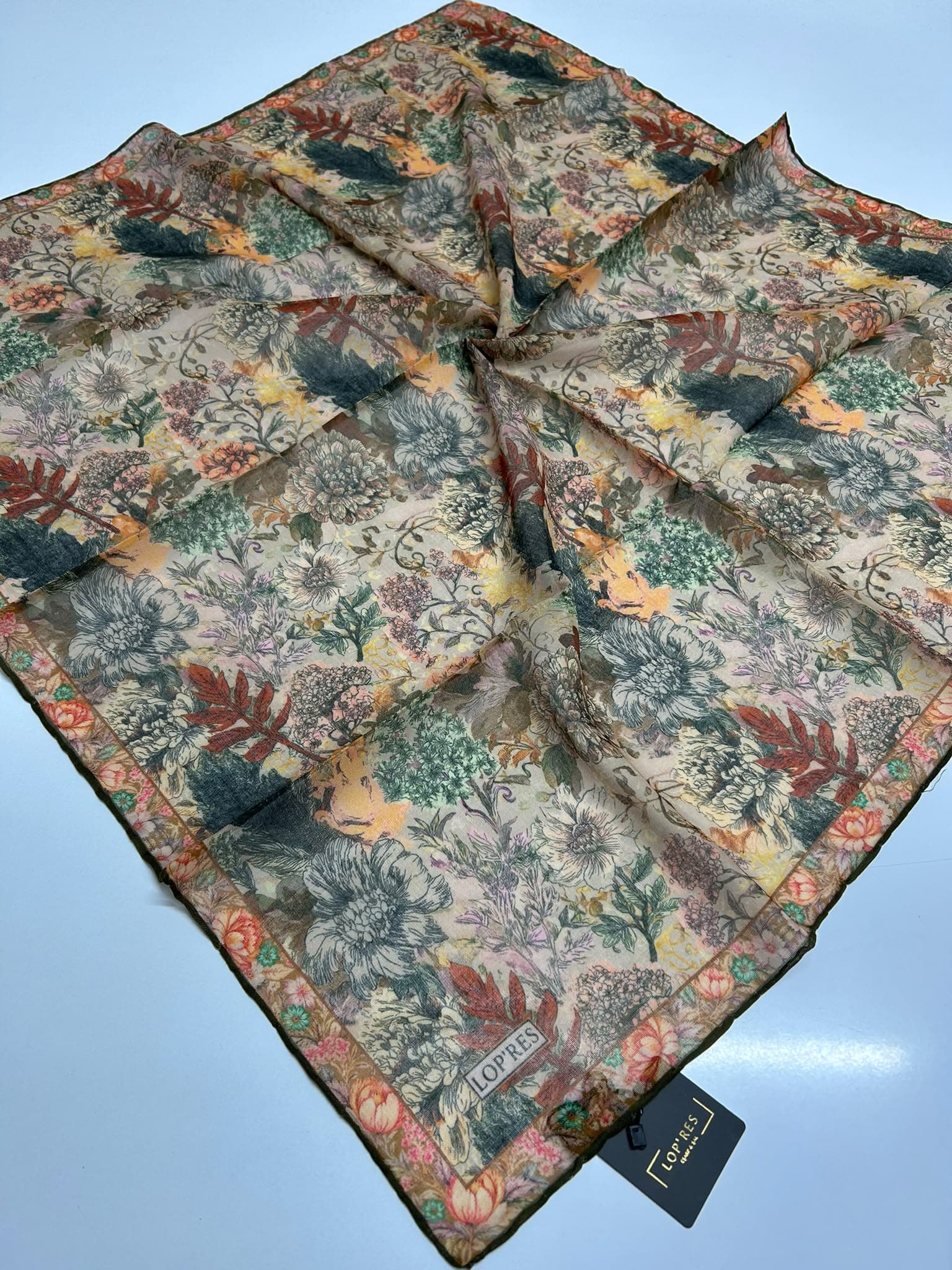 Lopres 5013 Soft Eşarp - Haki